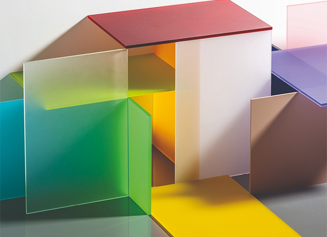 PMMA opale et blanc diffusant de la gamme Plexiglass
