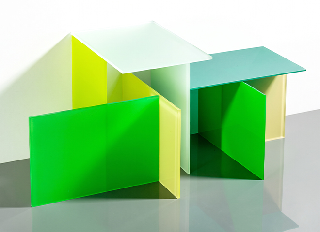 Plexiglass recyclé Green Cast de la gamme Plexiglass