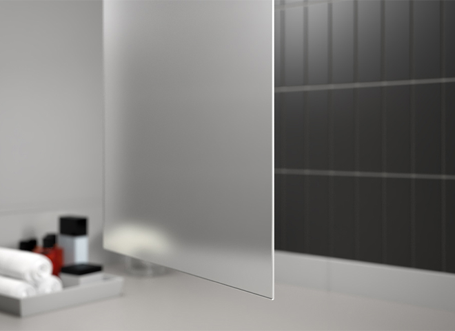 Plexiglass Seta-Acryl satiné double face